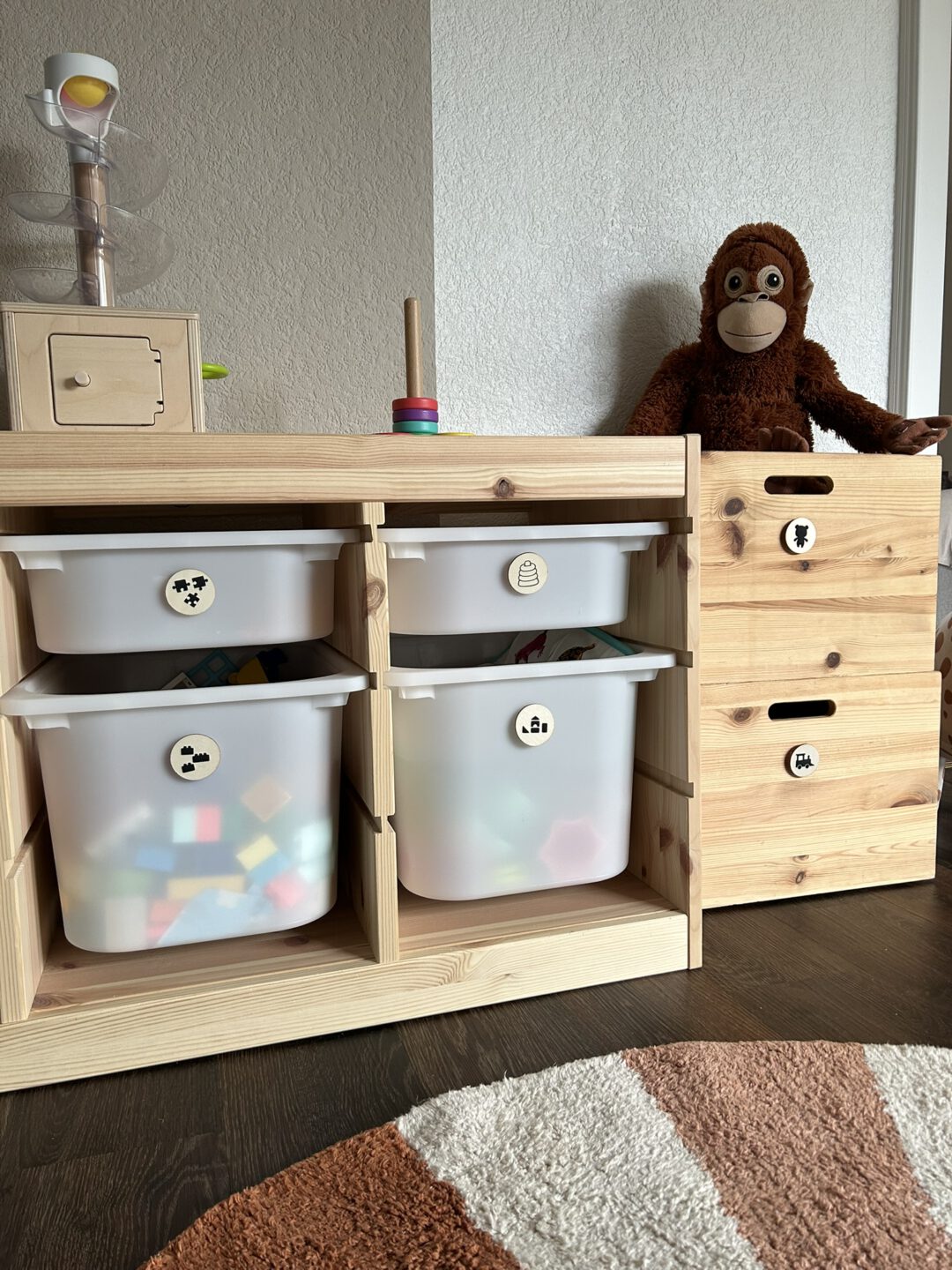Kinderzimmer Organisation Spielzeug